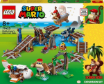LEGO&reg; Super Mario 71425 Diddy Kong Mine Cart Race i&scaron;plėtimo rinkinys, derinkite su pradiniu paketu
