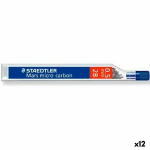 12 vnt. 0,5 mm pie&scaron;tukų užpildai. 2B - STAEDTLER - MARSMICRO - Polikarbonas - Auk&scaron;tos kokybės