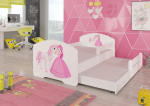 Vaiki&scaron;ka lova ADRK Furniture Pepe II, balta