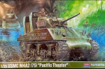 Klijuojamas modelis Academy Hobby 13562 USMC M4A2 (75) Pacific theater 1/35