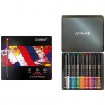 Pie&scaron;tukai spalvoti apvalūs Acmeliae Artmate Super Soft metalinėje dėžutėje 24 spalvų