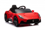Vienvietis vaiki&scaron;kas elektromobilis MP3 LED Maserati GT Cabrio, raudonas