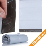 Siuntų mai&scaron;eliai Rosfix 250x350 mm &ndash; Atsparūs vandeniui, Tvirta LDPE plėvelė, 100 vnt. komplektas