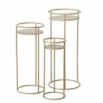 RICKY metalinių gėlynų rinkinys, 3 vnt. 50-70 cm