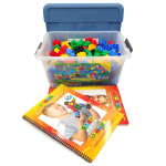 Konstravimo kaladėlės Morphun Junior Xtra, 400 vnt.