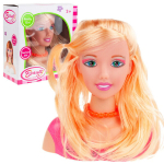 Lėlės galva &scaron;ukavimui BigToys, 20 cm