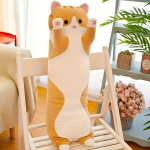 Žavinga Katės Pagalvė, Ilga Pliu&scaron;inė Žaislas Dovana., Ruda