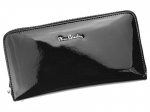 Moteri&scaron;ka odinė piniginė, juoda Pierre Cardin 0175