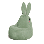 Vaiki&scaron;kas sėdmai&scaron;is Qubo Baby Rabbit FEEL FIT, prakti&scaron;kas žalias veliūras