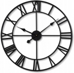 Retro palėpės romėnų sieninis laikrodis vintage 3d 50cm
