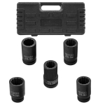 1" 12 kampinių smūginių lizdų rinkinys 27-41 mm