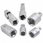 Adapteriai redukciniai 1/2" / 3/8" / 3/4" 6 vnt. Cr-v