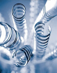 Juodi vieliniai spiralės 3:1, 4.8mm, 100 vnt.