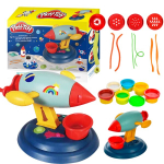 Kūrybinis plastilino rinkinys su raketos formos ma&scaron;inėle