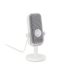 ENDORFY Solum Voice S Onyx Streaming baltas kondensatorinis mikrofonas |USB