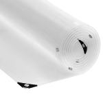 Skaidrus brezentas su ąselėmis 4x12 m pvc