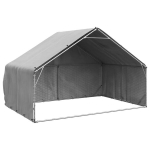 Lauko voljeras &scaron;unims su dangteliu, 3x2x1,9m, plienas