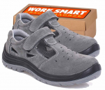 Kvėpuojantys zom&scaron;iniai darbo batai vyrams, pilki, 39