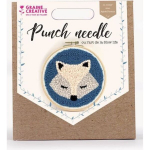 Punch Needle Siuvimo Rinkinys - GRAINE CREATIVE - Lapinas - Daugiaspalvis - 23 x 26 cm
