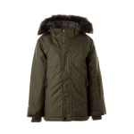 Huppa Berniukų žieminė striukė NORTONY 1, dark green