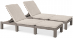 2-jų lauko gultų komplektas DAYTONA DELUXE, Cappuccino