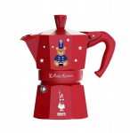 Bialetti Moka Express Joyful Christmas 3 puodeliai raudona