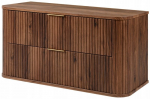 Vonios spintelė su stalvir&scaron;iu, pakabinama, rie&scaron;utmedžio ąžuolas GLAMOUR 100 x 42 x 52 cm