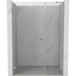 Du&scaron;o durys Mexen Lunar-B, kairė, 125 cm, transparent/brushed nickel