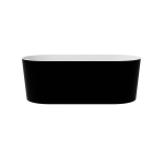 Vonia Besco Lova Black&White Matt, 160 x 74 cm, su klik-klak gun metal valomu i&scaron; vir&scaron;aus