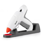 Belaidis kar&scaron;tų klijų pistoletas su stovu Bradas WHITE LINE, 11 mm, 35W