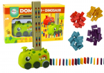 Žaislinis domino automobilis Dinozauras, žalias