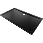 Du&scaron;o padėklas Mexen Flow Slim, stačiakampis, 75 x 140 cm, Black matt