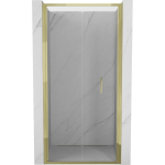 Du&scaron;o durys Mexen Exo, sulankstomos, 70 cm, transparent/gold