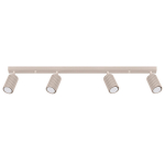 Sollux Lighting lubinis &scaron;viestuvas Karbon 4L, taupe spalvos