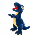 Didelė pliu&scaron;inė dinozauro T-rex žaislinė figūrėlė, 60 cm, mėlyna