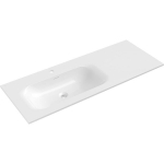 Praustuvas Mexen Vela, Left, 121 x 46,5 cm, White glossy