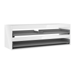 Praustuvo spintelės korpusas Mexen Box-A, 140 cm, 2 stalčiai, White glossy
