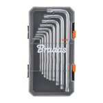 TORX raktų rinkinys T10&ndash;T50, 9 vnt. &ndash; Bradas