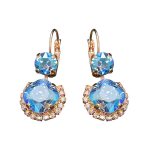 Auskarai moterims DiamondSky &bdquo;Clarice VI (Light Sapphire Shimmer)&ldquo; su Swarovski kristalais DS03A329