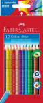 Spalvoti pie&scaron;tukai Faber-castell Grip 2001, 12 vnt., Faber-Castell Colour Grip colour pencil,&nbsp;cardboard wallet of 12