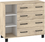 Komoda Meblocross 4SP, &scaron;viesiai ruda
