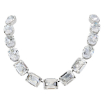 Kaklo papuo&scaron;alas moterims DiamondSky &bdquo;Modern III&ldquo; su Swarovski kristalais