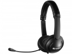 Sandberg 326-15 MiniJack Headset Saver &ndash; patikimos laidinės ant ausų ausinės su mikrofonu