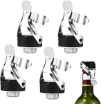 4 butelių kam&scaron;telių su svirtimi pakuotėje &ndash; &scaron;ampano kam&scaron;tis