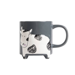 Homla puodelis Tehen 708220, baltas/pilkas, 0.45 l