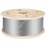Nerūdijančio plieno trosas 4,8 mm x 152 m, AISI 316 plienas, 1x19 struktūra