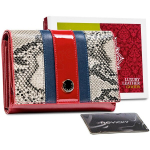 Piniginė moterims Peterson PTN ST-445 SNAKE PTNST445SNAKE441265903051162060, Raudona