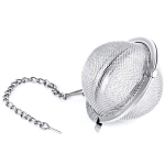 Arbatos infuzinis plieninis sietelis žolelių arbatai ruo&scaron;ti 5,4 cm