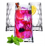 Ecarla stiklinės gėrimams, 3 vnt. rinkinys, 475 ml