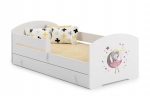 Vaiki&scaron;ka lova LUK 140x70 su stalčiumi ir čiužiniu Sleeping princess